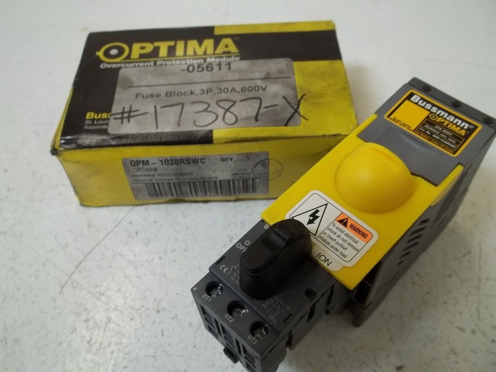BUSSMANN 0PM-1038RSWC *NEW IN BOX*