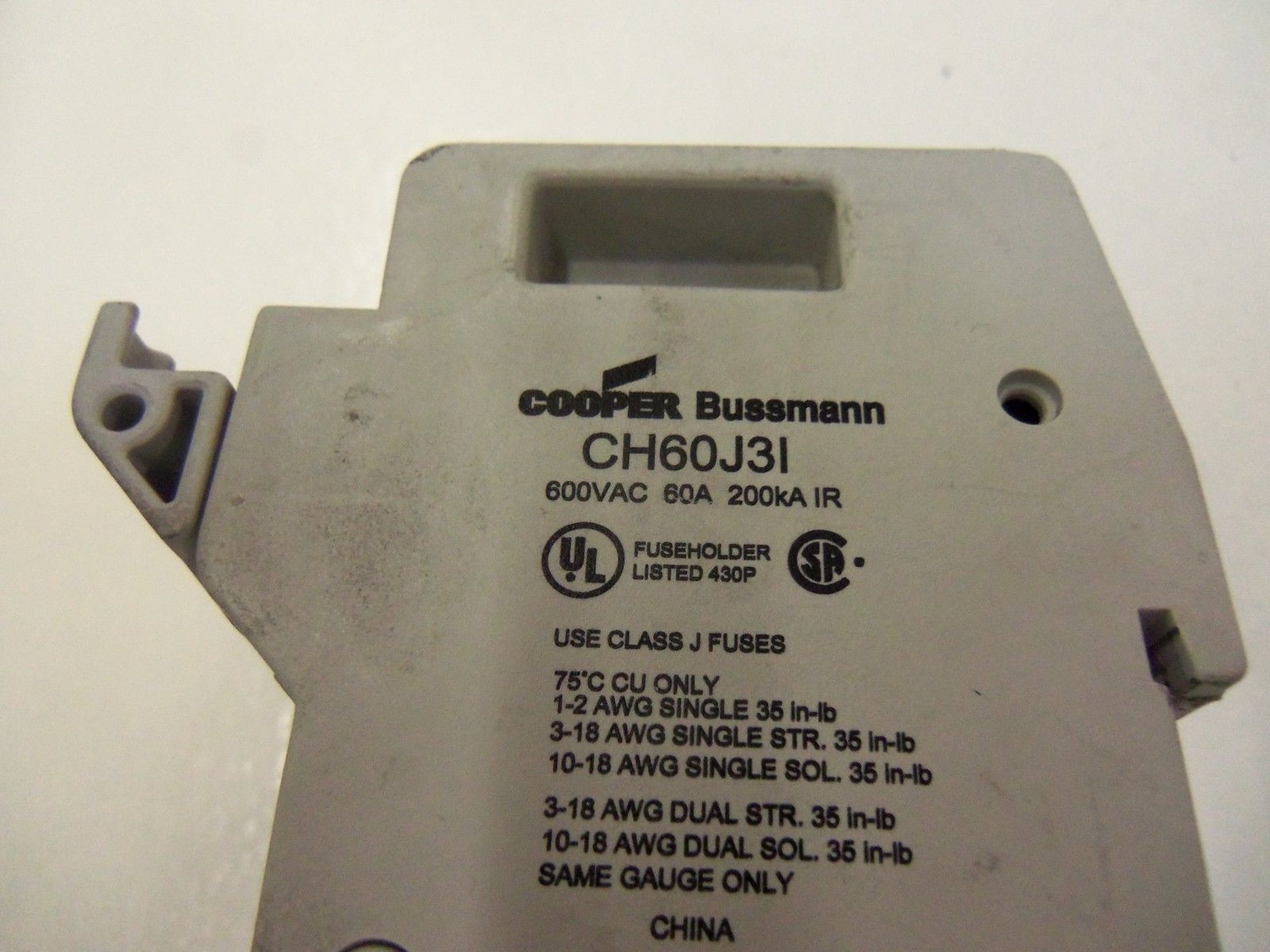 BUSSMANN CH60J3I 600V *USED*