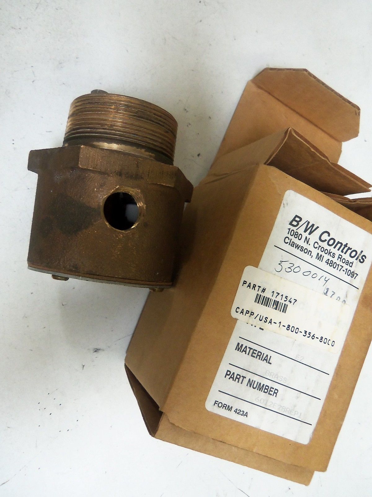 BW CONTROLS 6012E2BREP1 *NEW IN BOX*