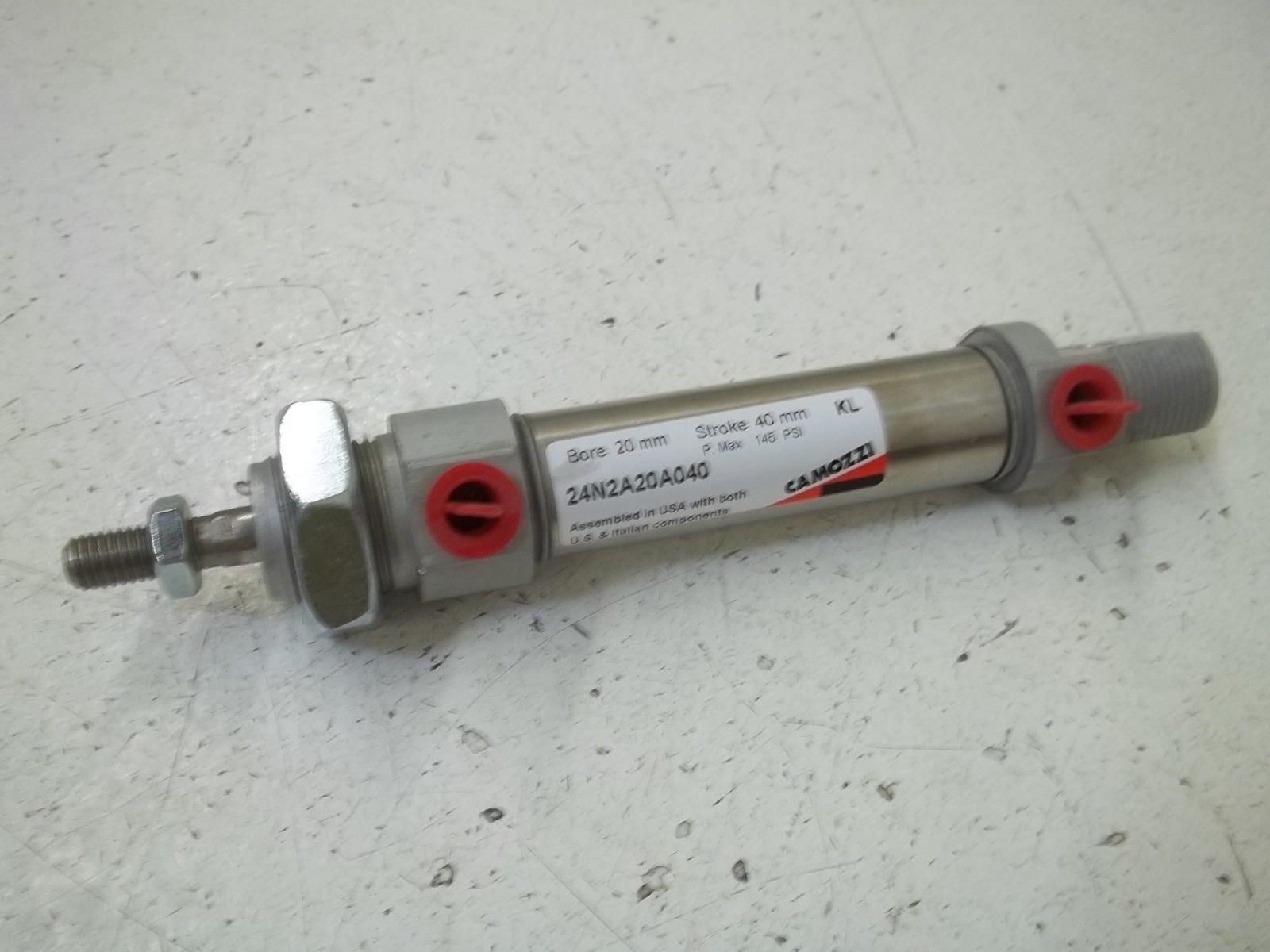 CAMOZZI 24N2A20A040 PNEUMATIC CYLINDER *NEW NO BOX*