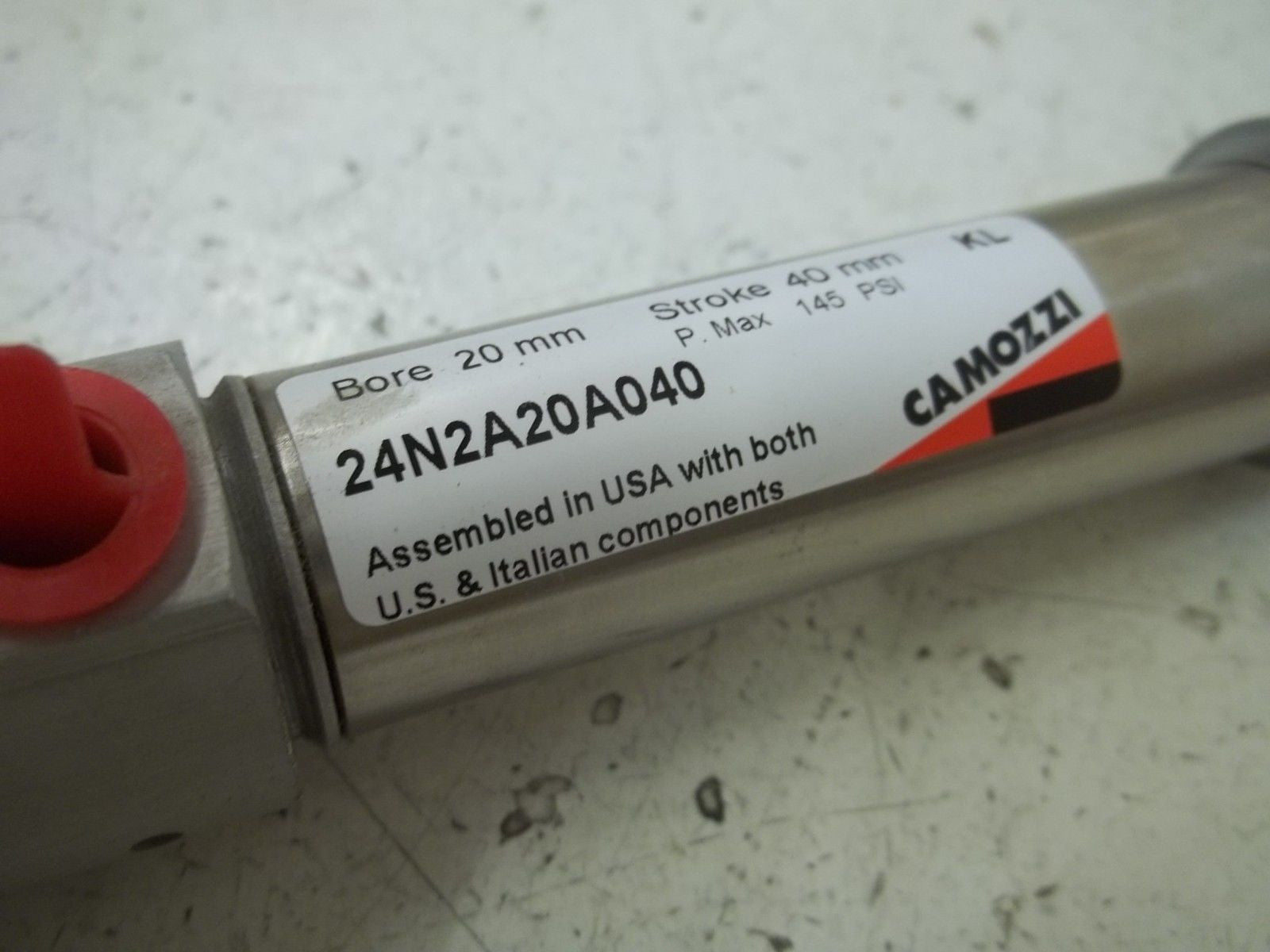 CAMOZZI 24N2A20A040 PNEUMATIC CYLINDER *NEW NO BOX*