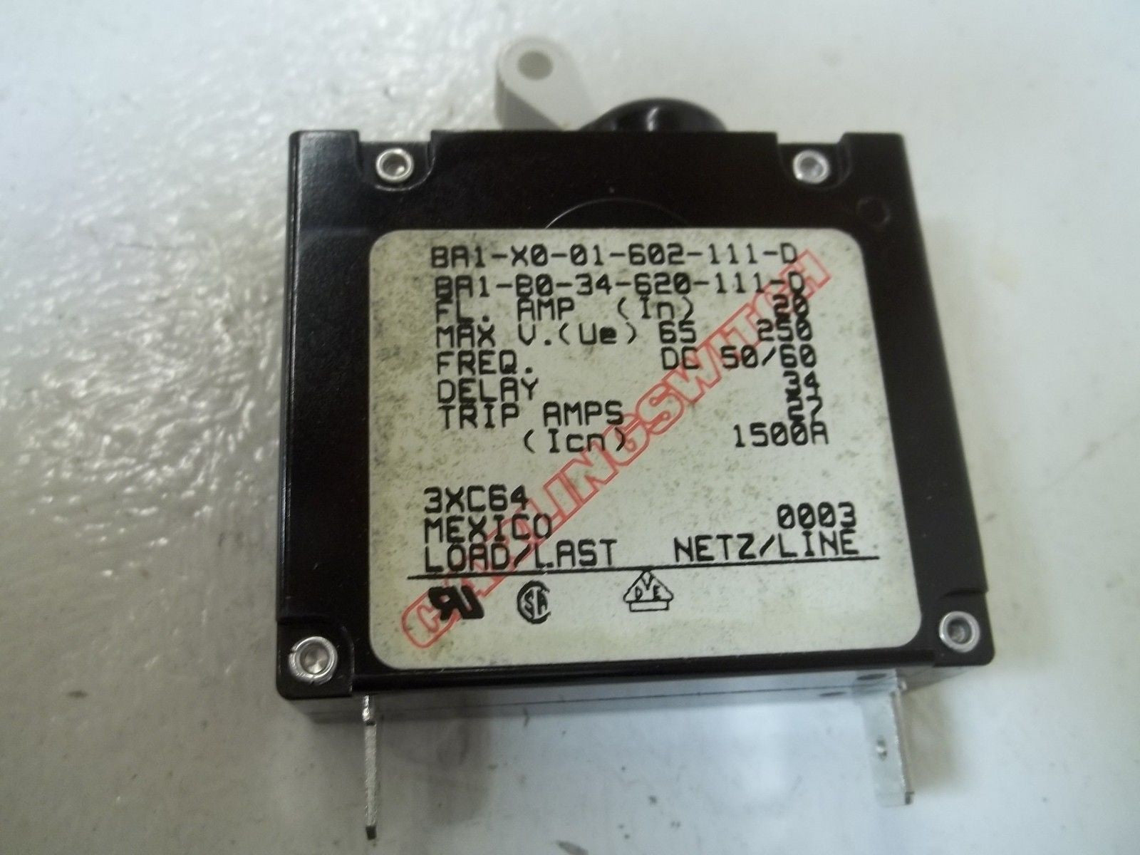 CARLING SWITCH 3XC64 1 POLE CIRCUIT BREAKER *NEW IN BOX*