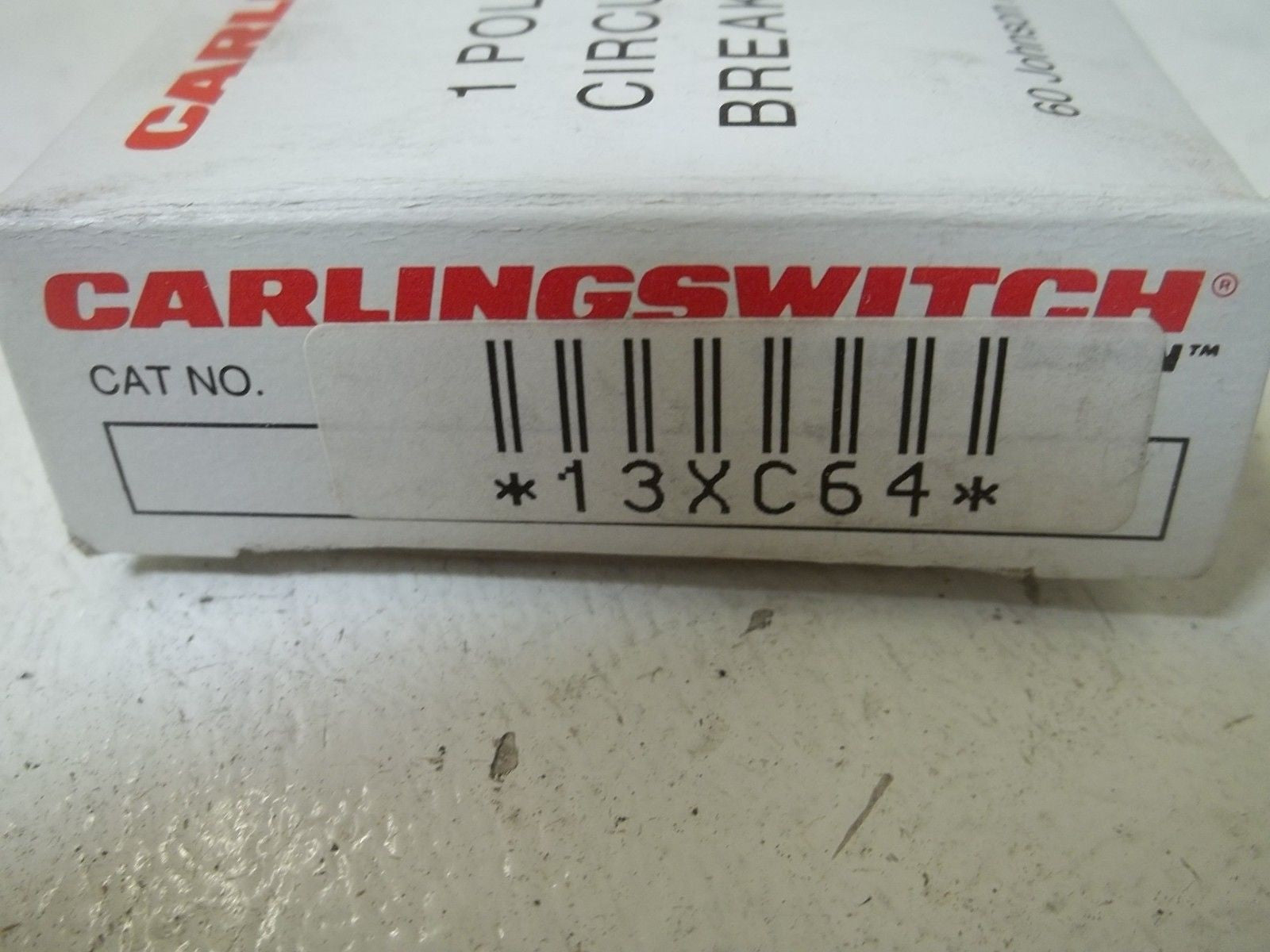 CARLING SWITCH 3XC64 1 POLE CIRCUIT BREAKER *NEW IN BOX*
