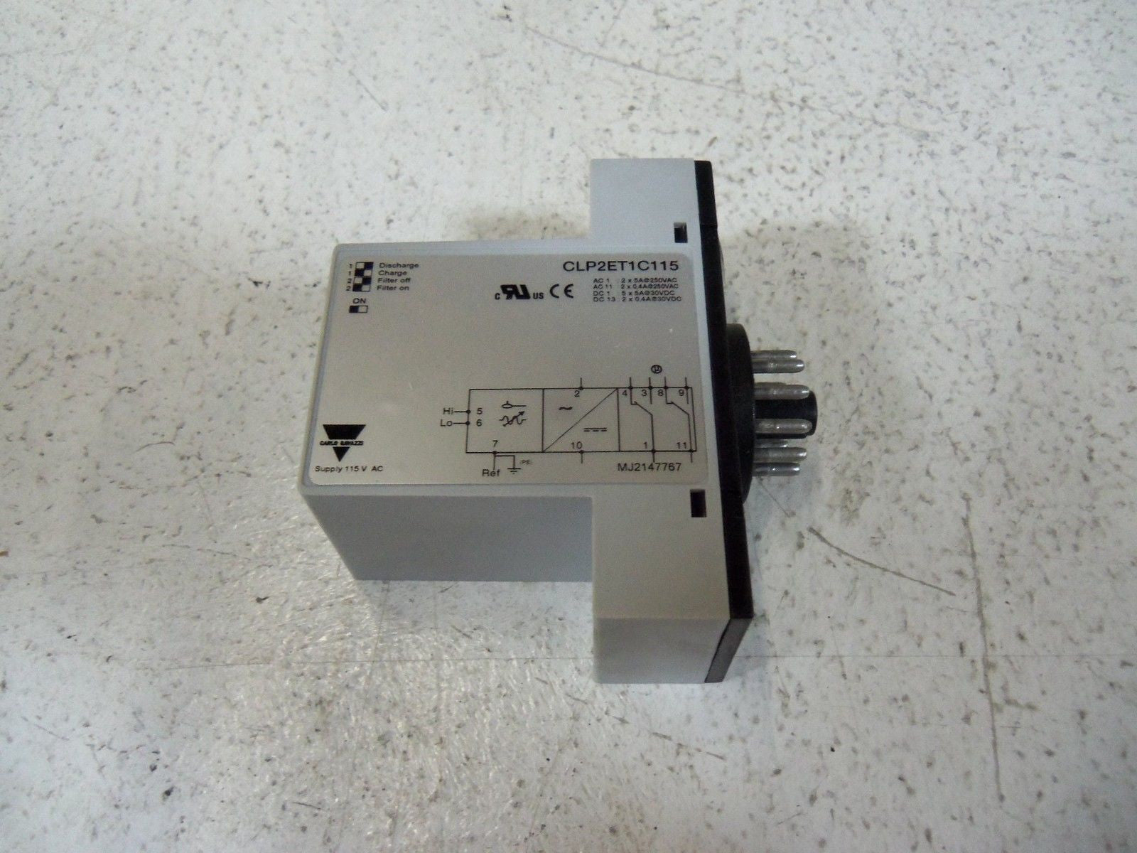 CARLO GAVAZZI CONDUCTIVE LEVEL CONTROLLER CLP2ET1C115 *USED*