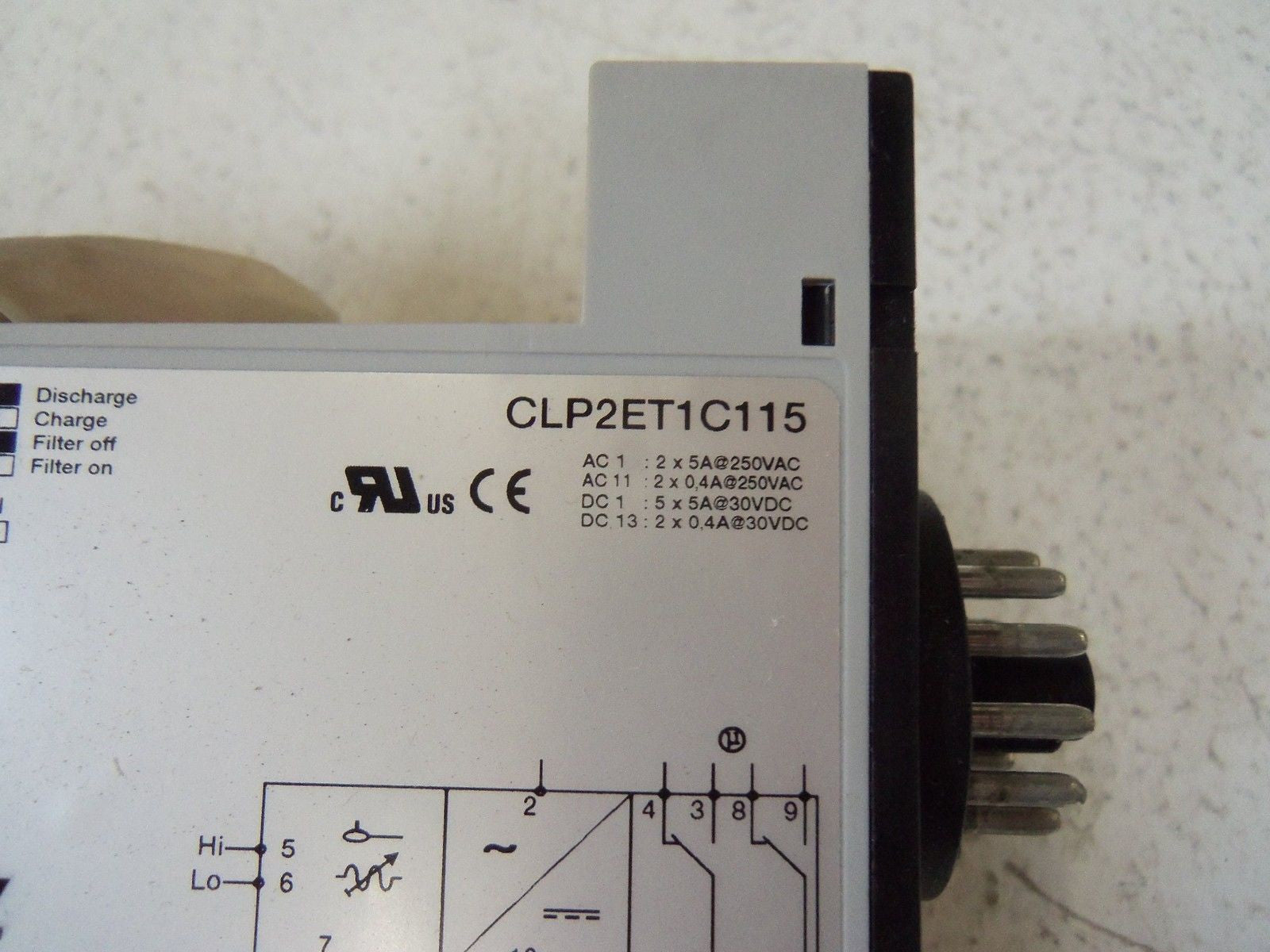 CARLO GAVAZZI CONDUCTIVE LEVEL CONTROLLER CLP2ET1C115 *USED*