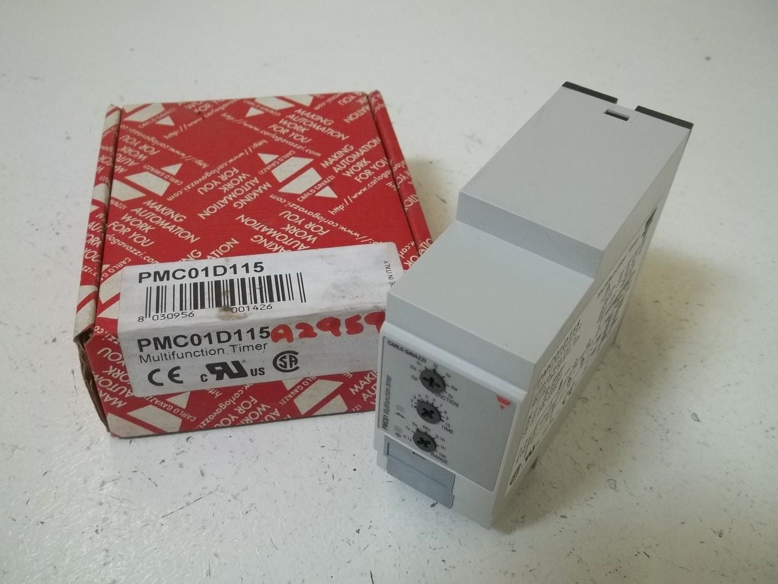 CARLO GAVAZZI PMC01D115 MULTIFUCTION TIMER *USED*