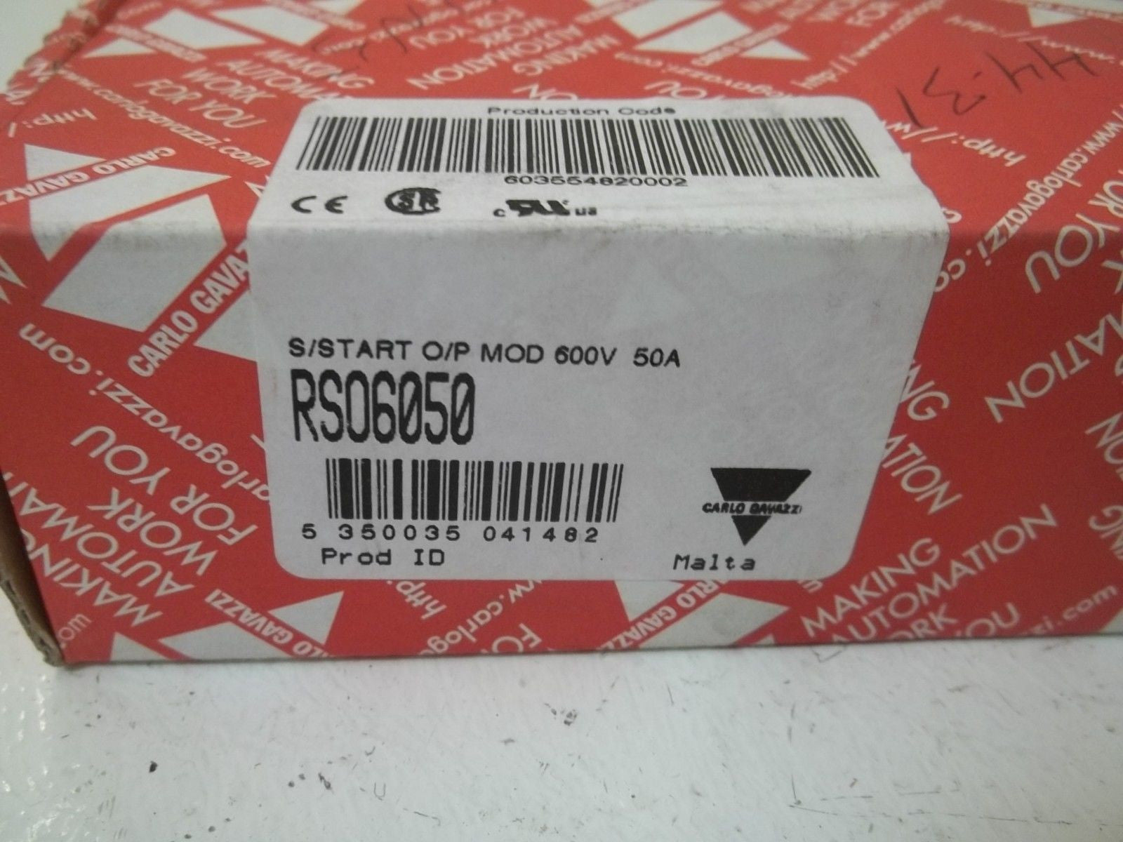 CARLO GAVAZZI RSO6050 OUTPUT MODULE *NEW IN BOX*