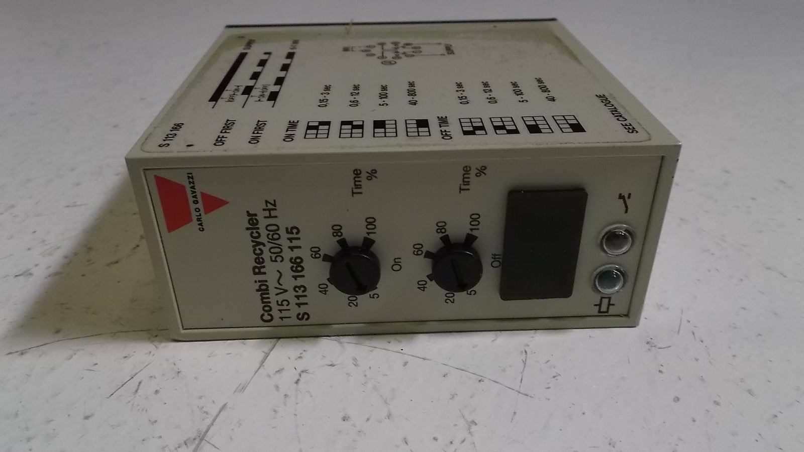 CARLO GAVAZZI TIMER S 113 166 115 *USED*