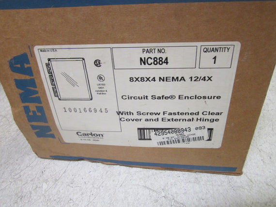 CARLON NC884 CIRCUIT SAFE ENCLOSURE *NEW IN BOX*