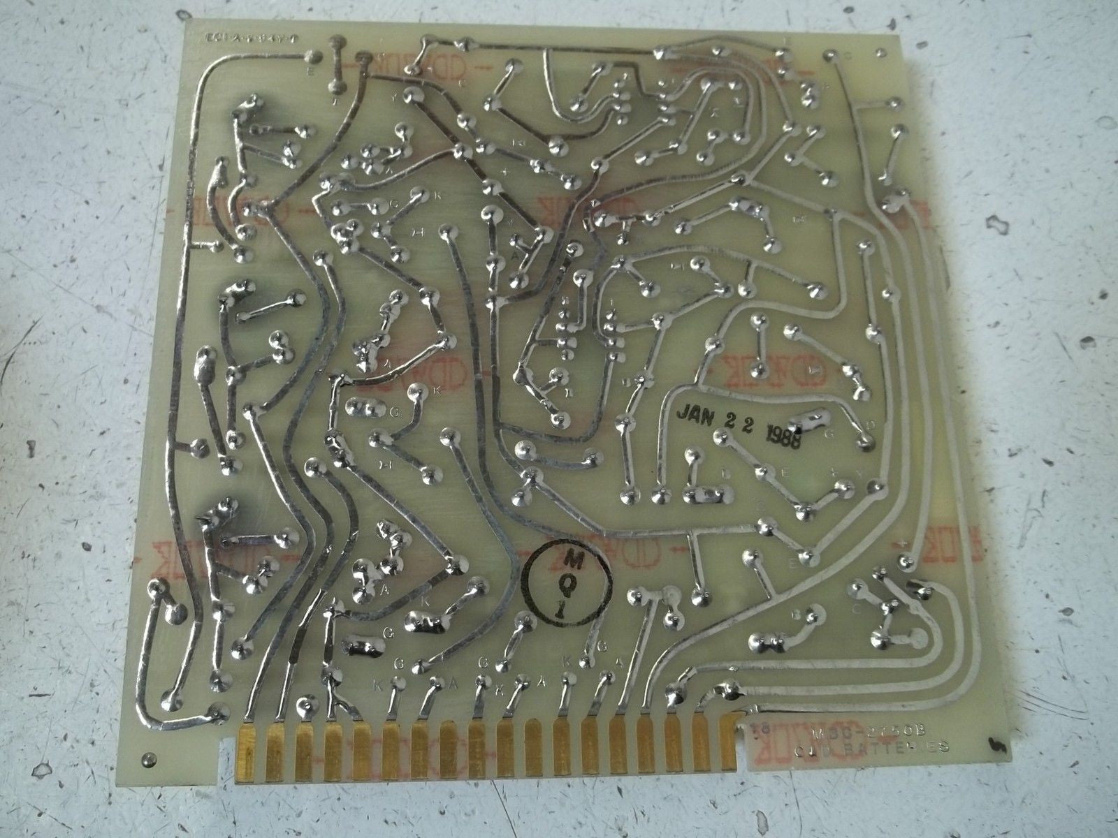 C&D BATTERIES MBC-3136B CIRCUIT BOARD *USED*