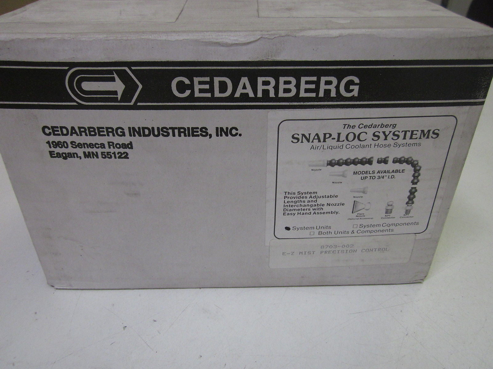 CEDARBERG 8703-002 2010 *NEW IN BOX*