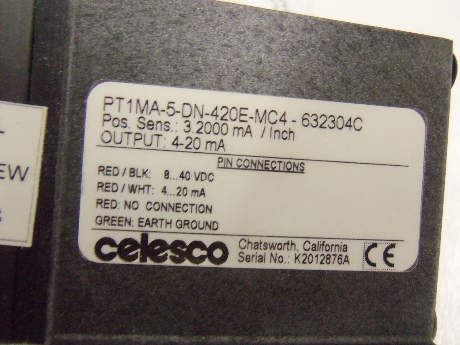 CELESCO PT1MA-5-DN-420E-MC4-632304C *NEW NO BOX*