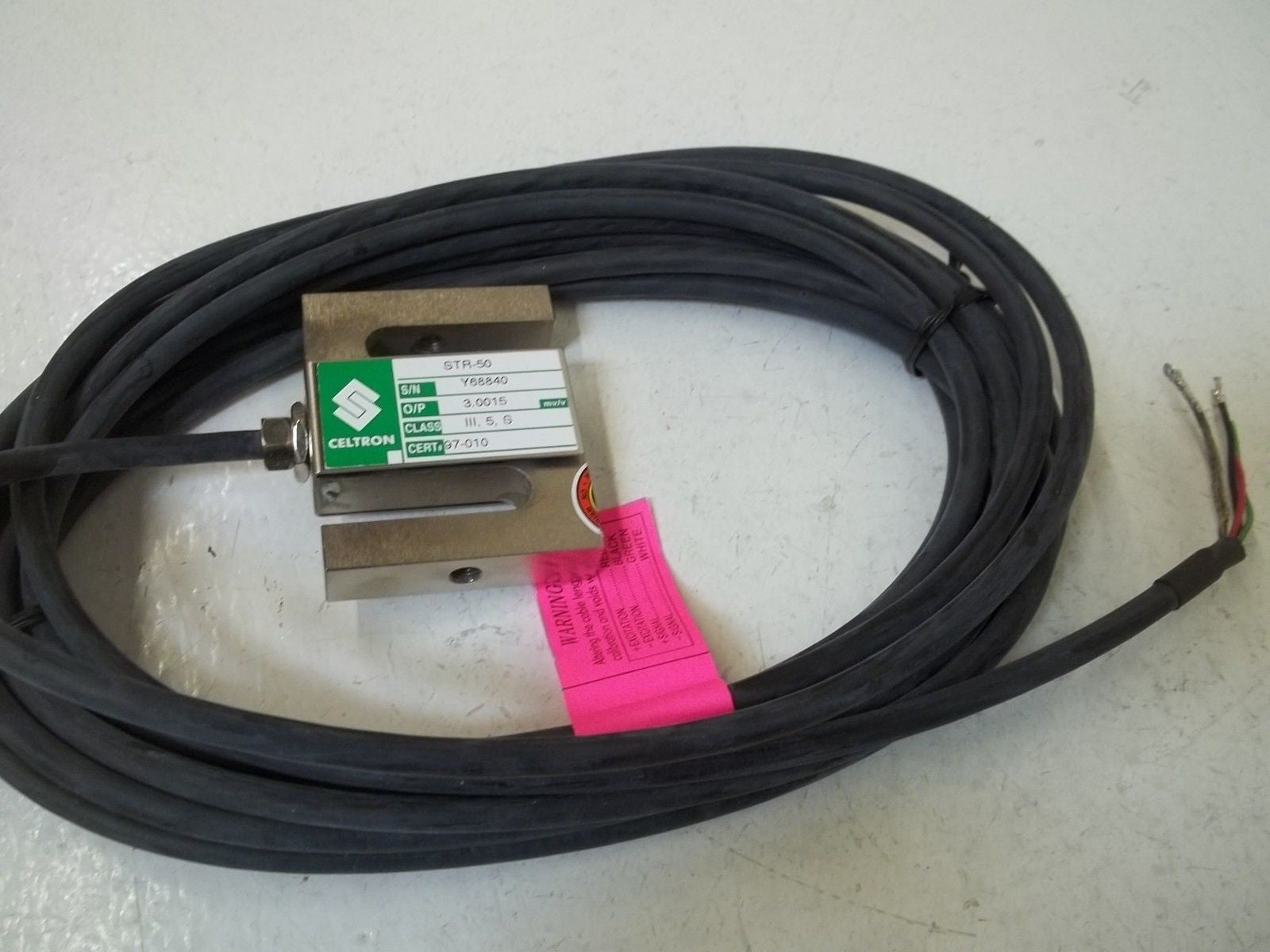 CELTRON STR-50 LOAD CELL *NEW OUT OF A  BOX*