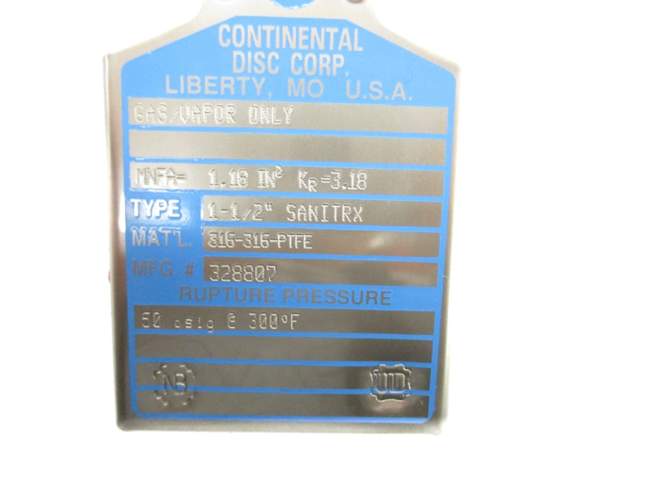 CONTINENTAL SANITRX 328807 50PSI NSMP