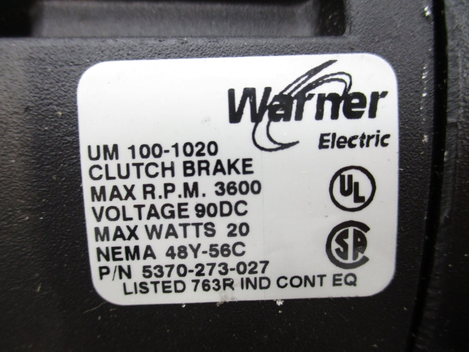 WARNER ELECTRIC 5370-273-027 NSMP