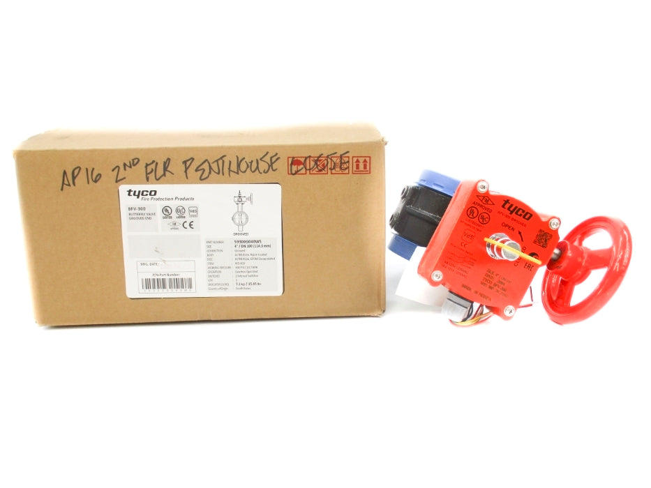 TYCO BFV-300 59300G040WS 4" 300PSI NSMP