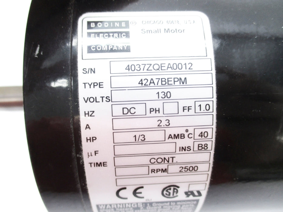 BODINE ELECTRIC 42A7BEPM NSMP