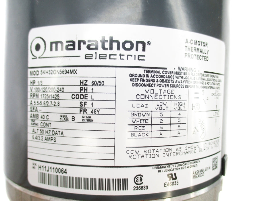 MARATHON ELECTRIC 5KH32GN5694MX NSNP