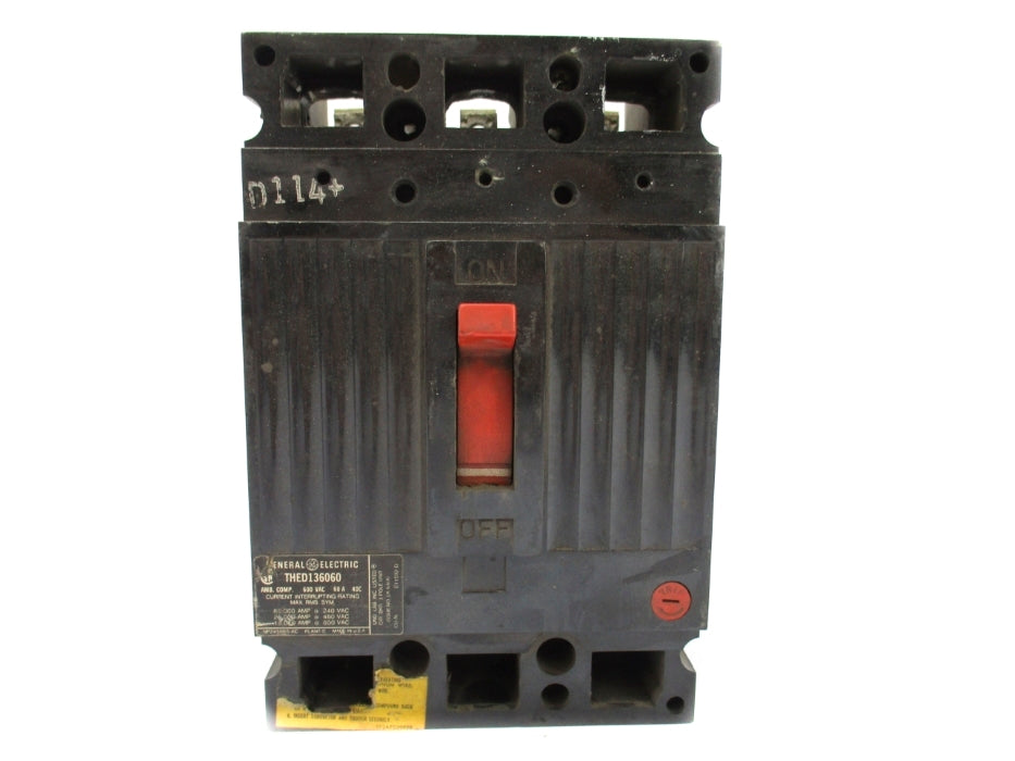 GENERAL ELECTRIC THED136060 60A 600V UNMP