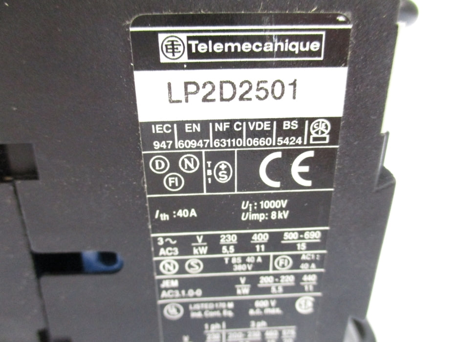 TELEMECANIQUE LP2D2501BD 24V NSNP