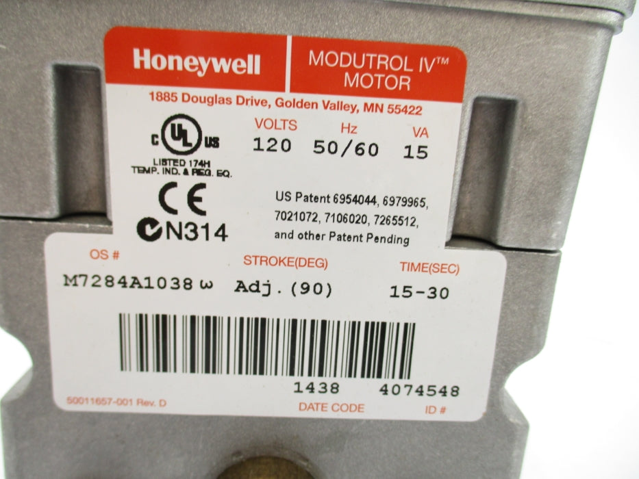 HONEYWELL M7284A1038 NSMP