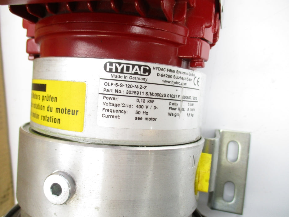 HYDAC 3025911 OLF-5-S/120-N-Z-Z NSNP