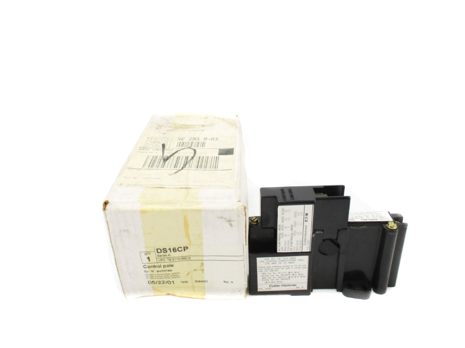 CUTLER HAMMER DS16CP SER. A 600VAC 12A NSMP