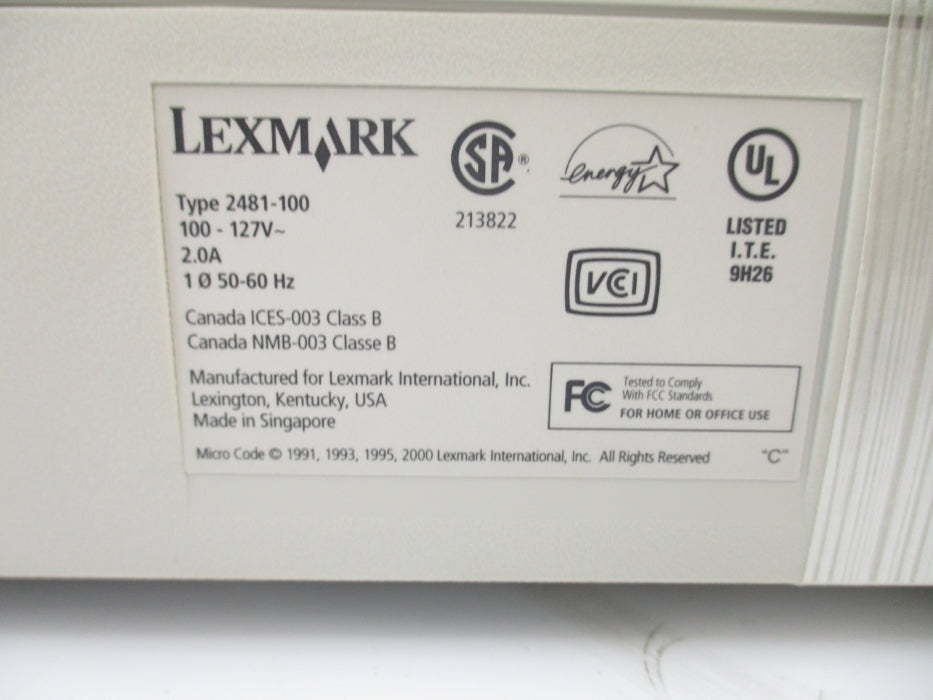 LEXMARK 2481-100 NSMP
