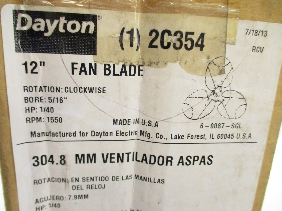 DAYTON 2C354 NSMP