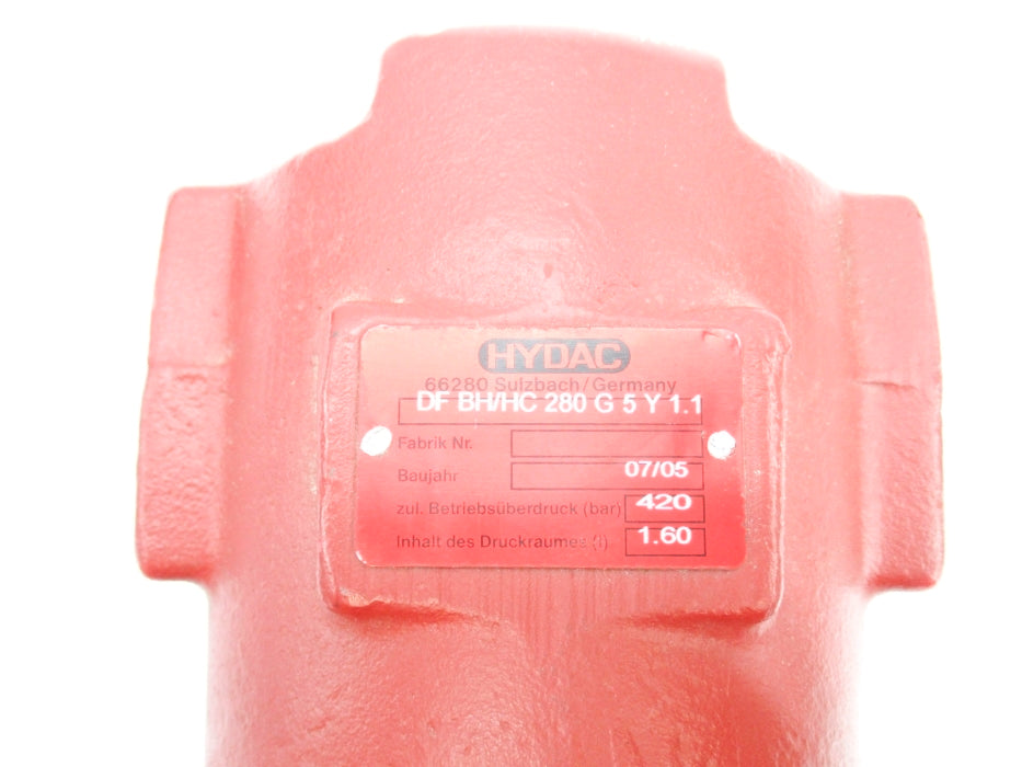 HYDAC DFBH/HC280G5Y1.1 NSNP