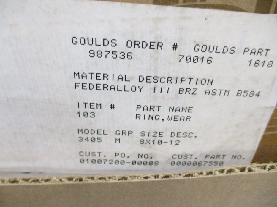 GOULDS 987536 NSMP