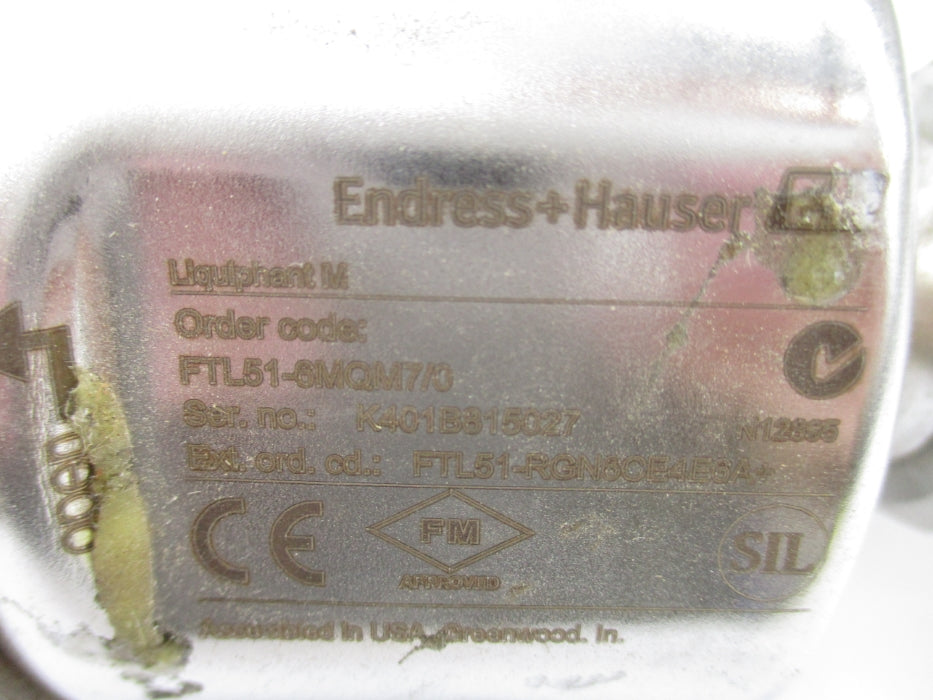 ENDRESS+HAUSER FTL51-6MQM7/0 NSNP