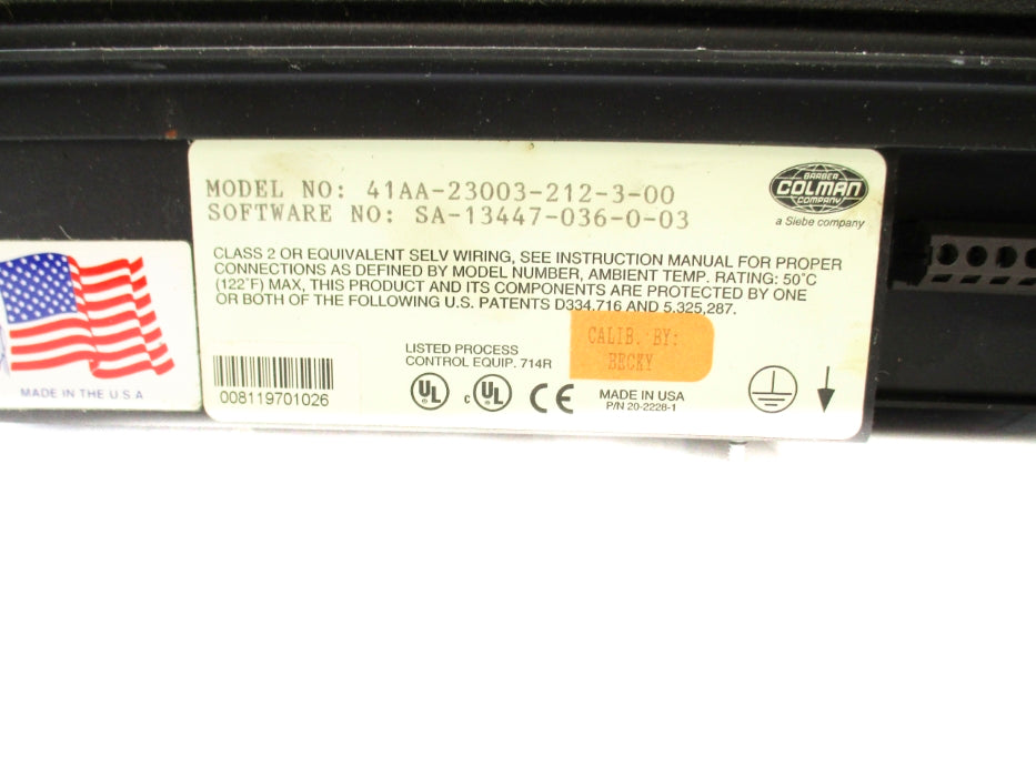 COLMAN 41AA-23003-212-3-00 UNMP