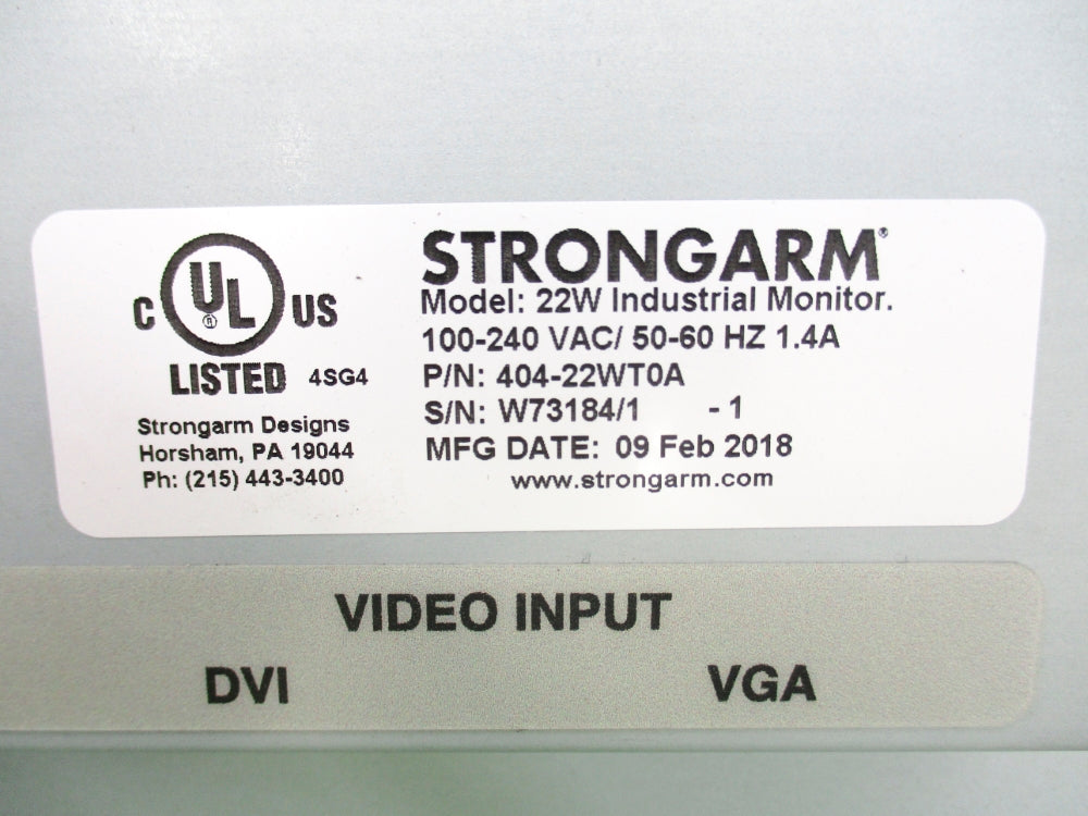 STRONGARM 404-22WT0A NSMP