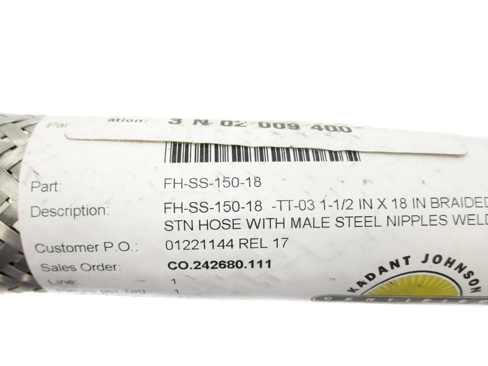 KADANT JOHNSON FH-SS-150-18 NSNP