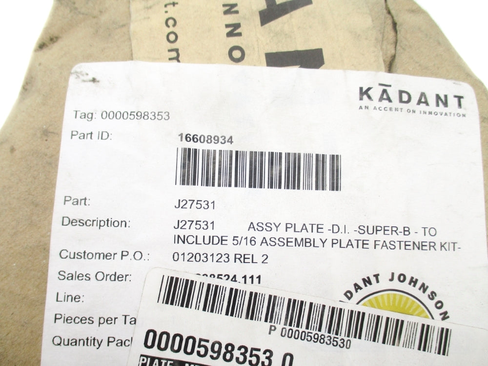 KADANT JOHNSON J27531 NSFS