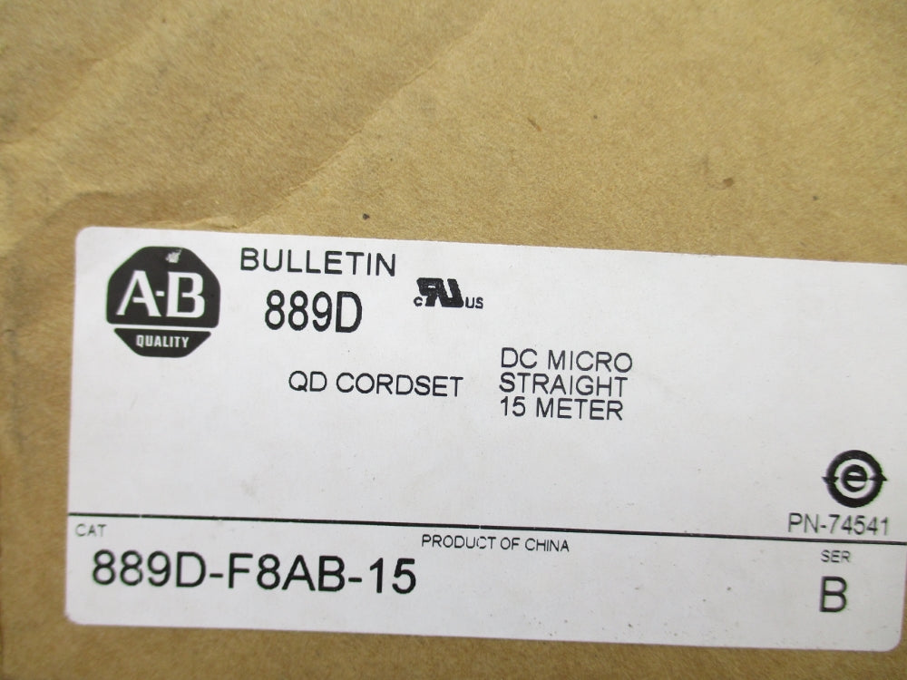 ALLEN BRADLEY 889D-F8AB-15 SER. B (BR/WH) NSMP