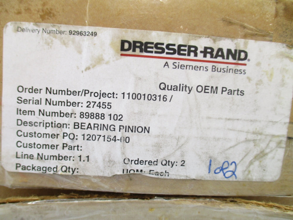 DRESSER RAND 89888102 NSMP