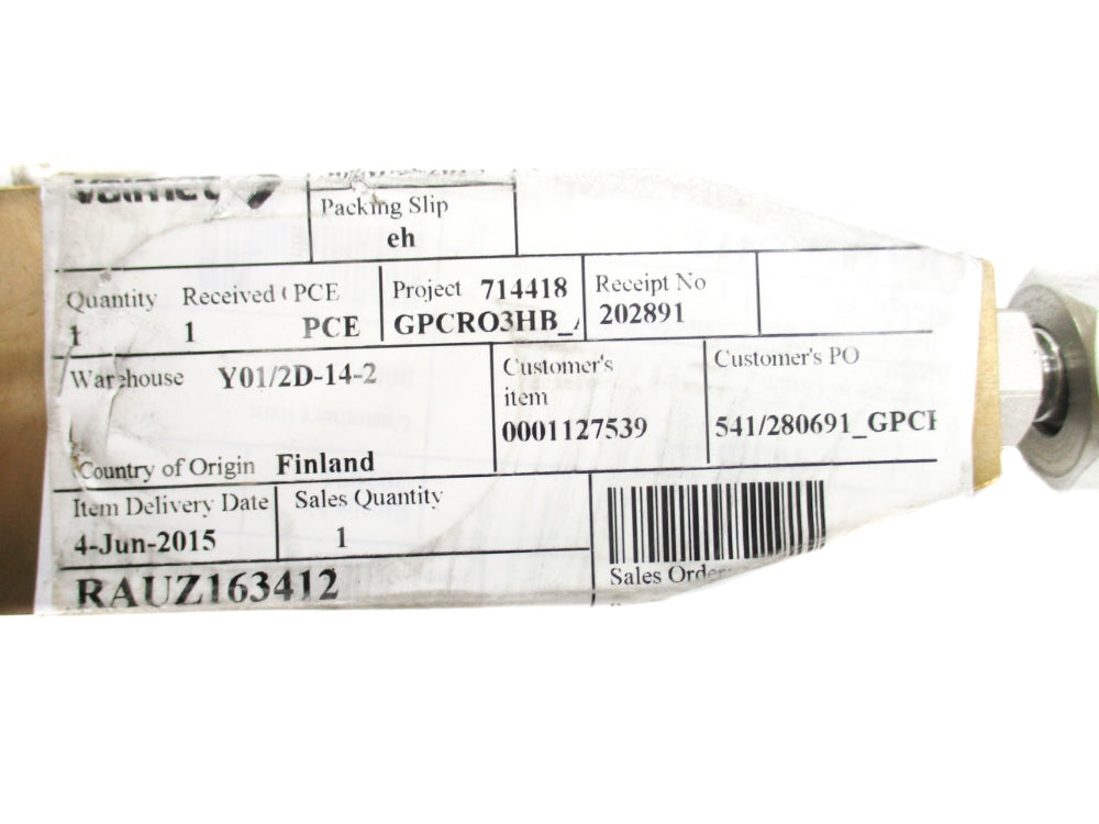 VALMET RAUZ163412 NSNP