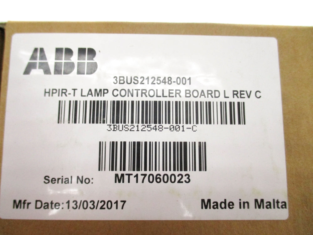 ABB 3BUS212548-001 REV. C NSFS