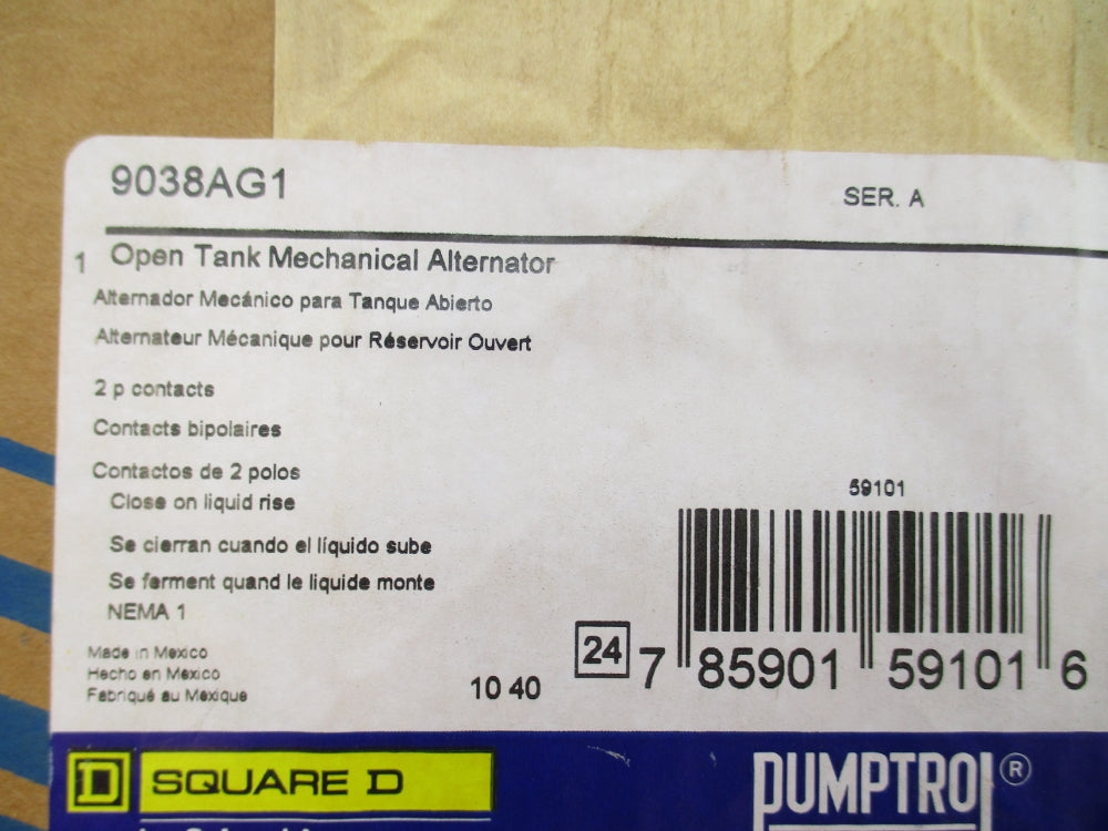 SQUARE D 9038AG1 SER. A NSFS