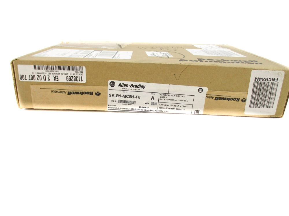 ALLEN BRADLEY SK-R1-MCB1-F8 SER. A F/W V13.003 DATE: 2018 NSFS