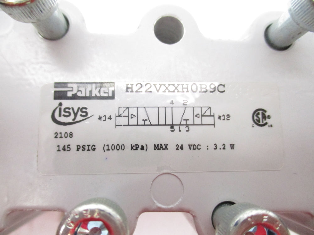 PARKER H22VXXH0B9C 24VDC 145PSI NSMP