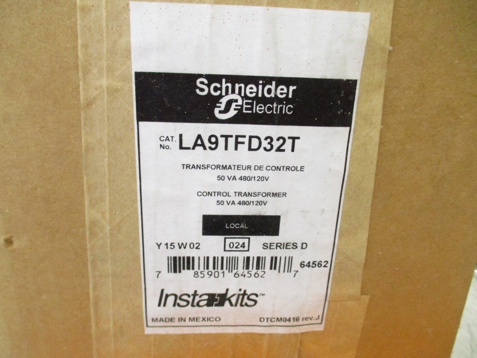 SCHNEIDER ELECTRIC LA9TFD32T SER. D NSMP