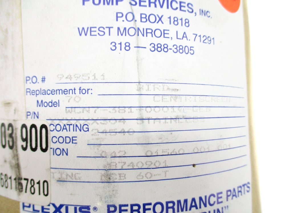 PLEXUS WCN7-381-00010 NSNP