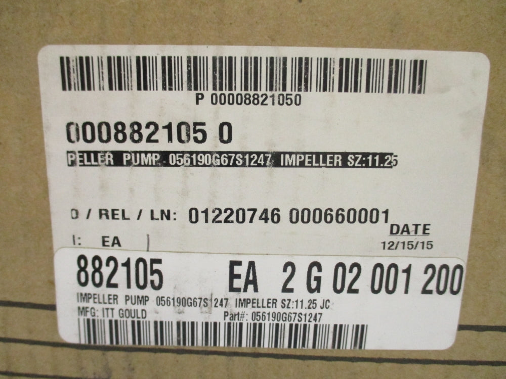 ITT 056190G67S1247 NSFS