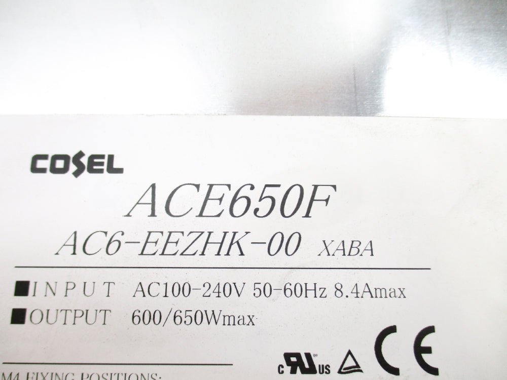 COSEL ACE650F AC6-EEZHK-00 100-240VAC 8.4A NSMP