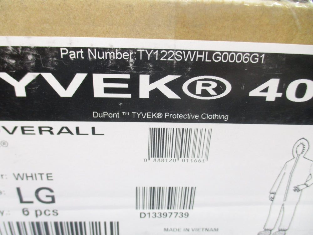 DUPONT TY122SWHLG0006G1 (PKG OF 6) LG NSMP