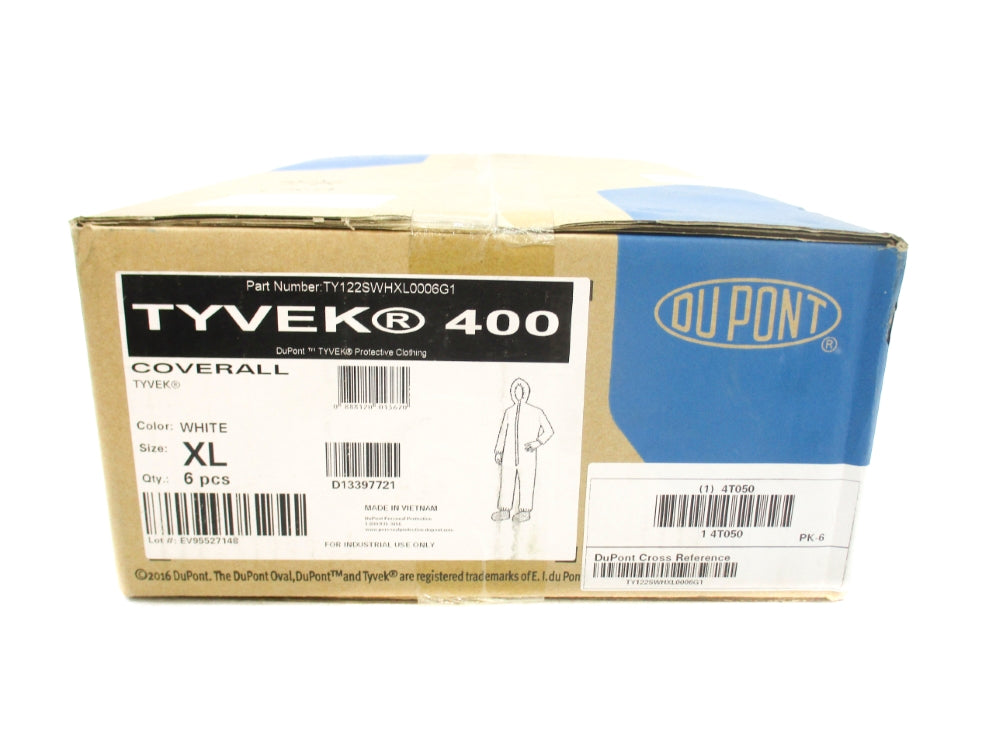 DUPONT TY122WHXL0006G1 (PKG OF 6) XL NSMP