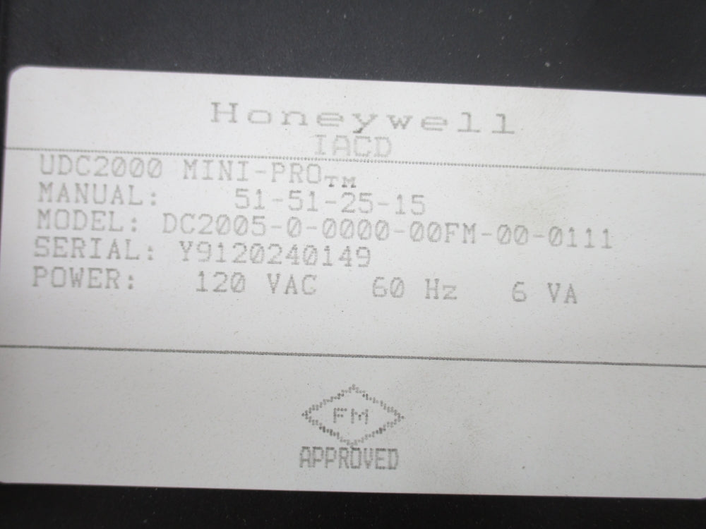 HONEYWELL DC2005-0-0000-00FM-00-0111 NSNP
